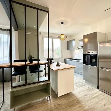 Le Lutz - Moderne Spacieux - Hyper Centre - Parking Apartment Mont-de-Marsan